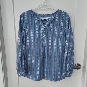 Talbots Embroidered Blouse